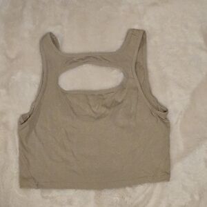 lululemon athletica Beige Crop Top